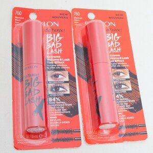 REVLON So Fierce Big Bad Lash - Blackest BLack #760 - extreme volume -set of 2